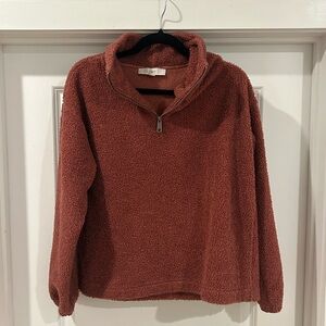 Loft Women's quarter zip sweater